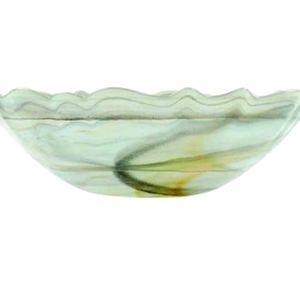 Green luster ice queen cereal bowl